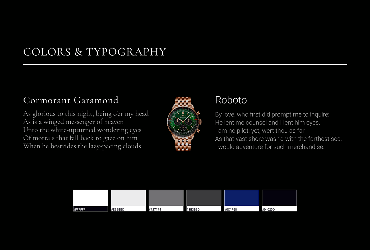 luxury watches landing page UI/UX Web Design  веб-дизайн modern model watch design product luxury watches for men