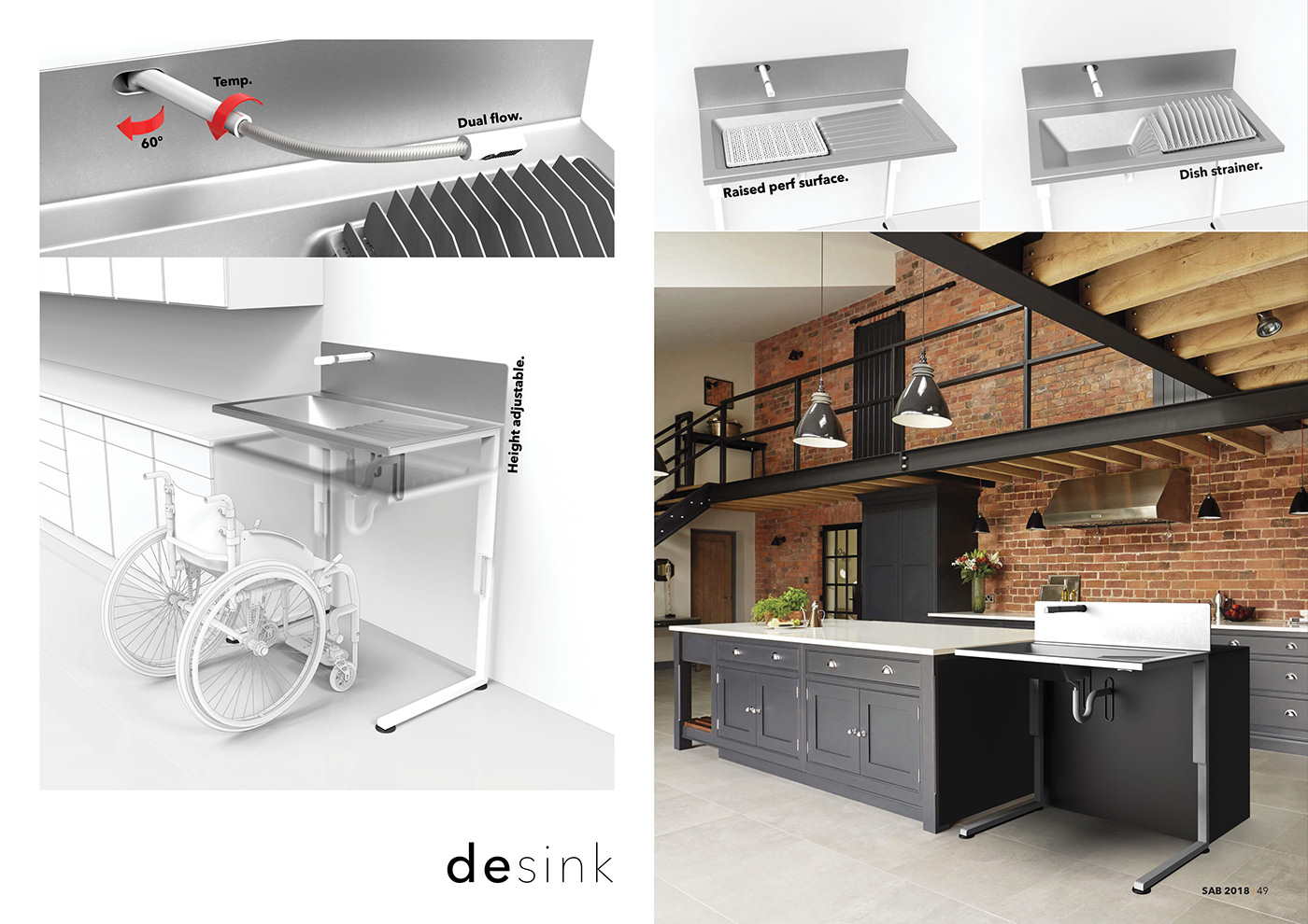 industrial design  product design  study abroad open kitchen cad sketching student germany berlin inclusive design