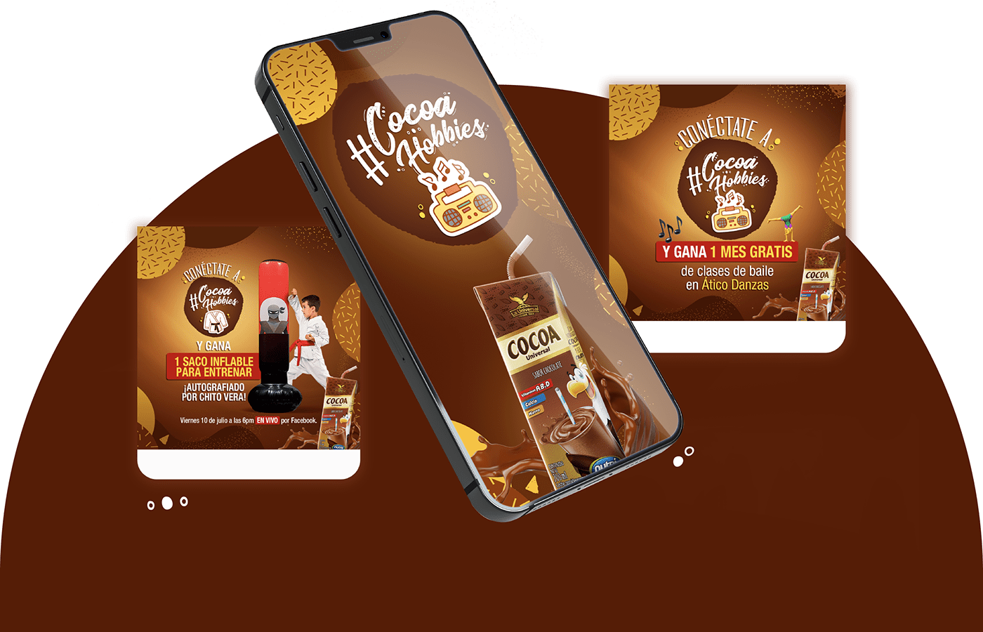 Advertising  chocolate Cocoa design launiversal Socialmedia