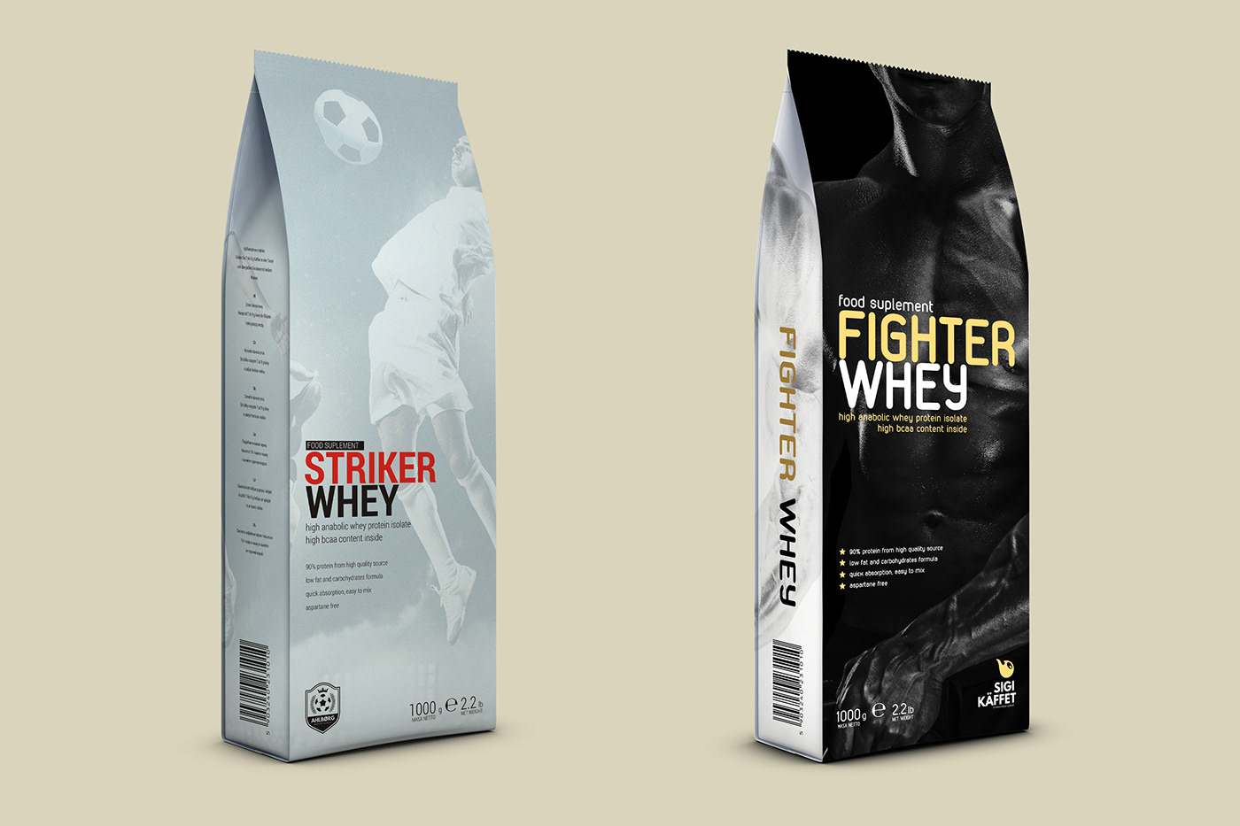 design Packaging sportsman nutrition