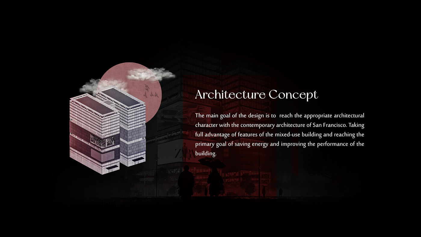 architecture Competition presentation Render towers archviz exterior visualization 3D visual