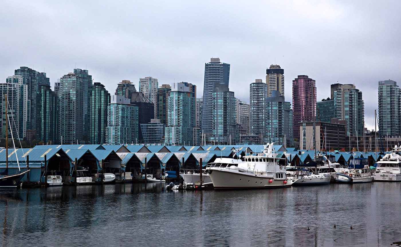 vancouver skyline yacht industry sulphur sulfur crane boat