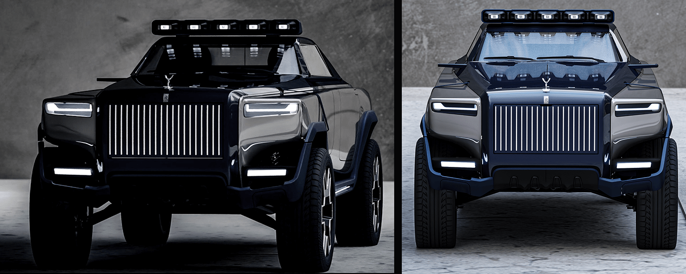 3D automotive   car cardesign concept Photography  Render rollsroyce Transportation Design visualization