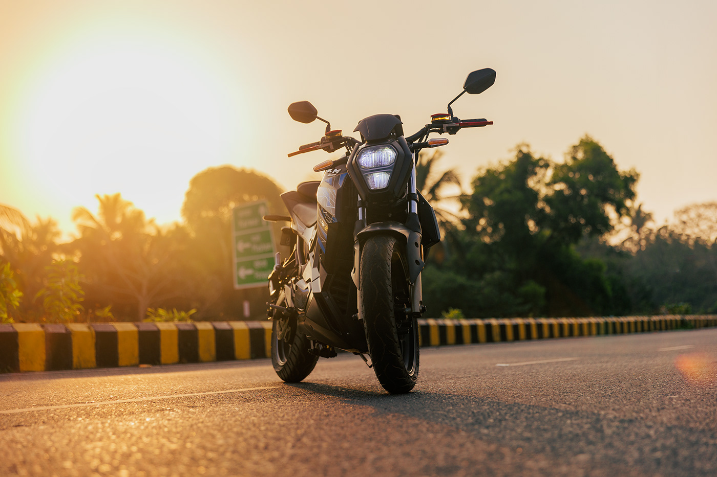 motorcycle electric vehicle Goa bikes poster