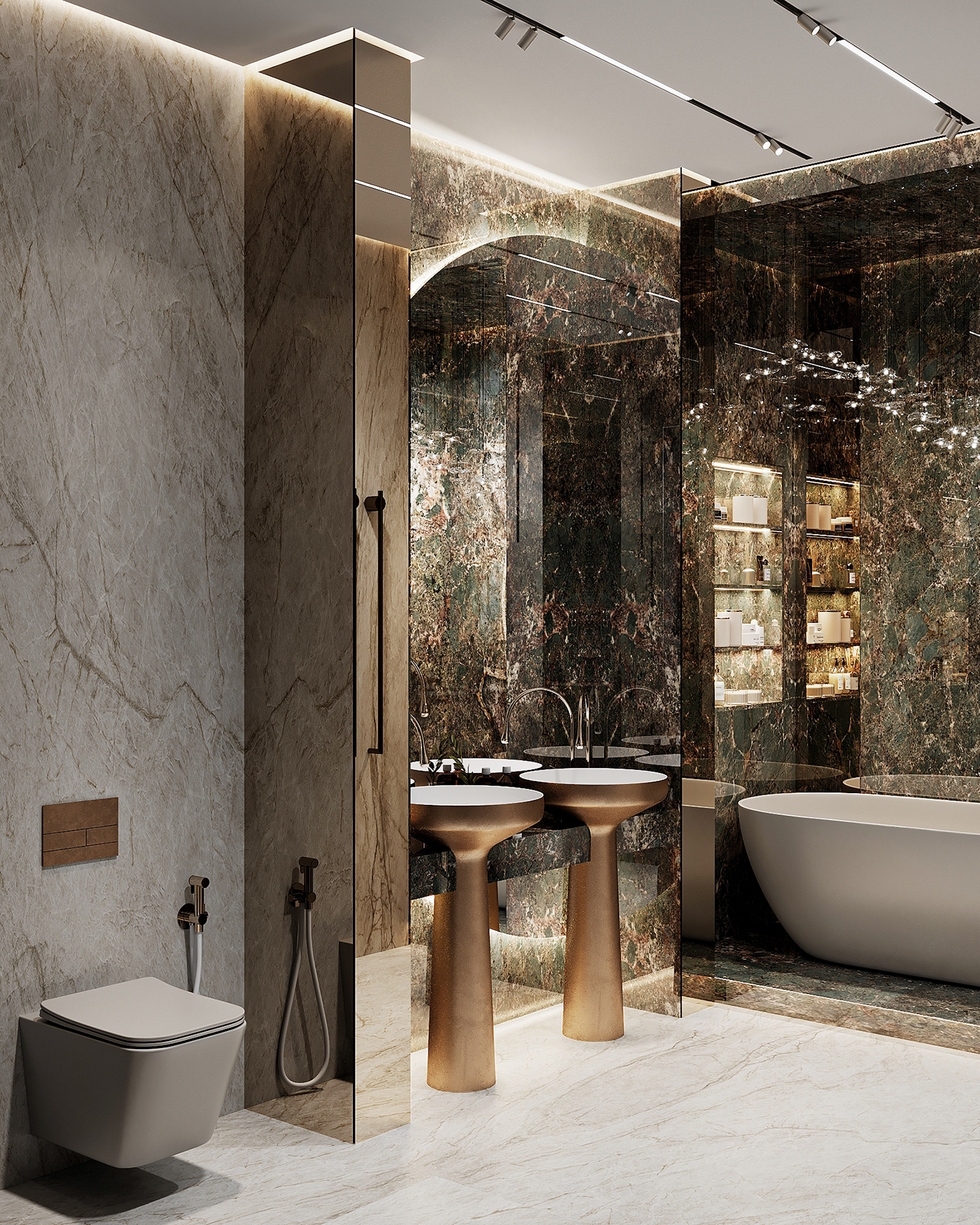 3D 3ds max architecture bathroom corona design Interior interior design  Render visualization