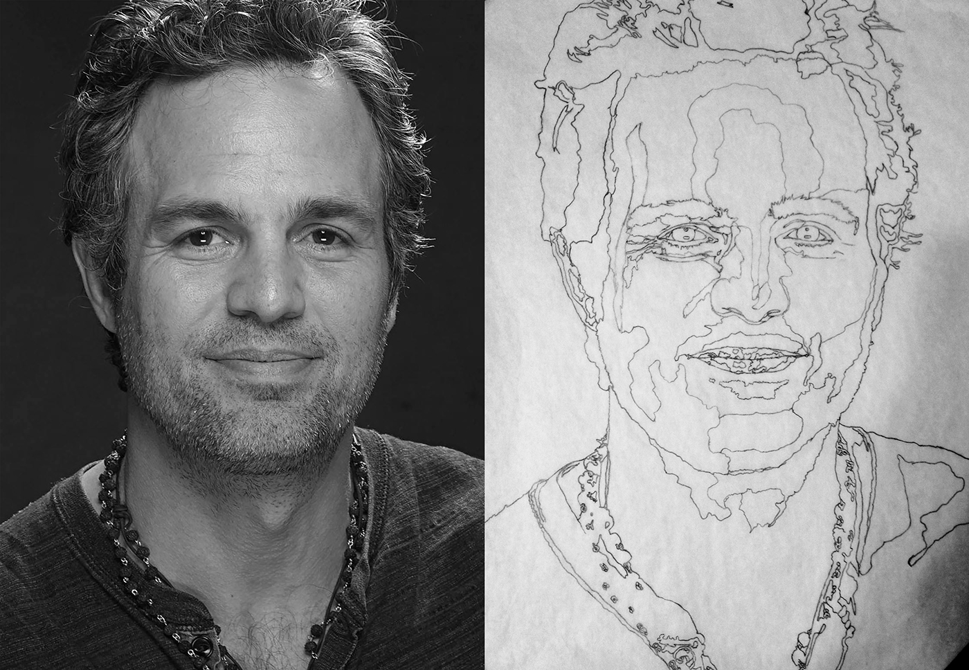 Mark Ruffalo GQ Magazine Cover GQ mark ruffalo creative illustration advanced illustration 