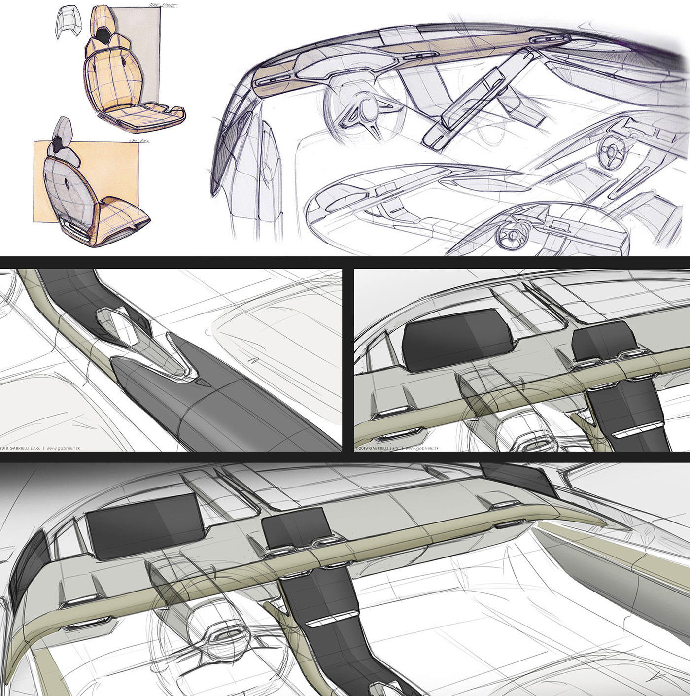sygic transportation car design 3D graphics navigation Advertising  Interior automotive  