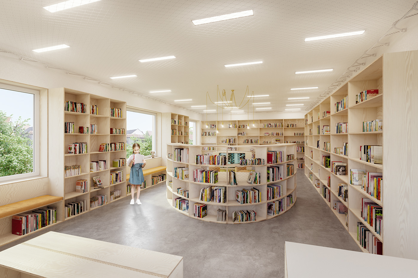 architecture architektur archviz CGI FStorm library realistic Render school visualization