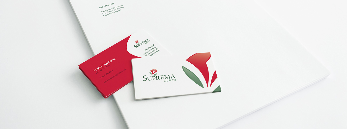 Suprema agricola brand identity visual identity brand Agro marca mark logo identidade visual red design gráfico rebranding redesign