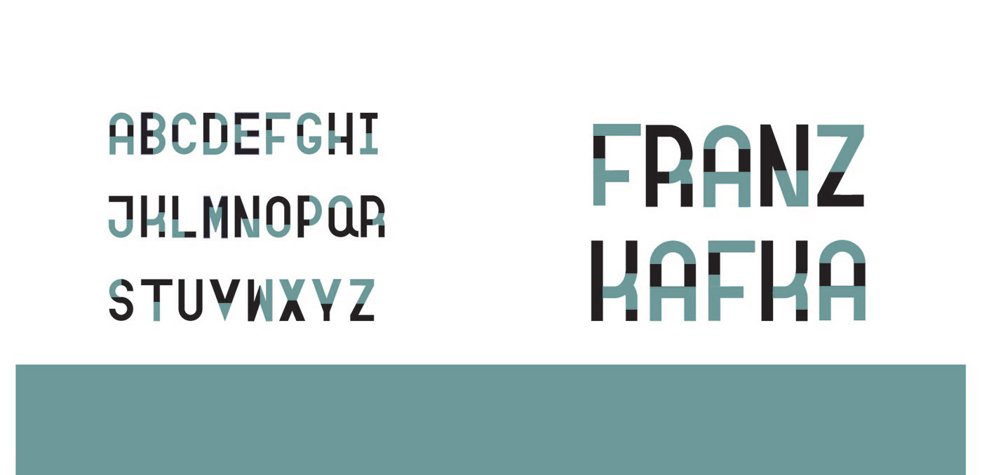 Franz Kafka Poetry  typography   Layout Design design typography design typography book book book cover book design
