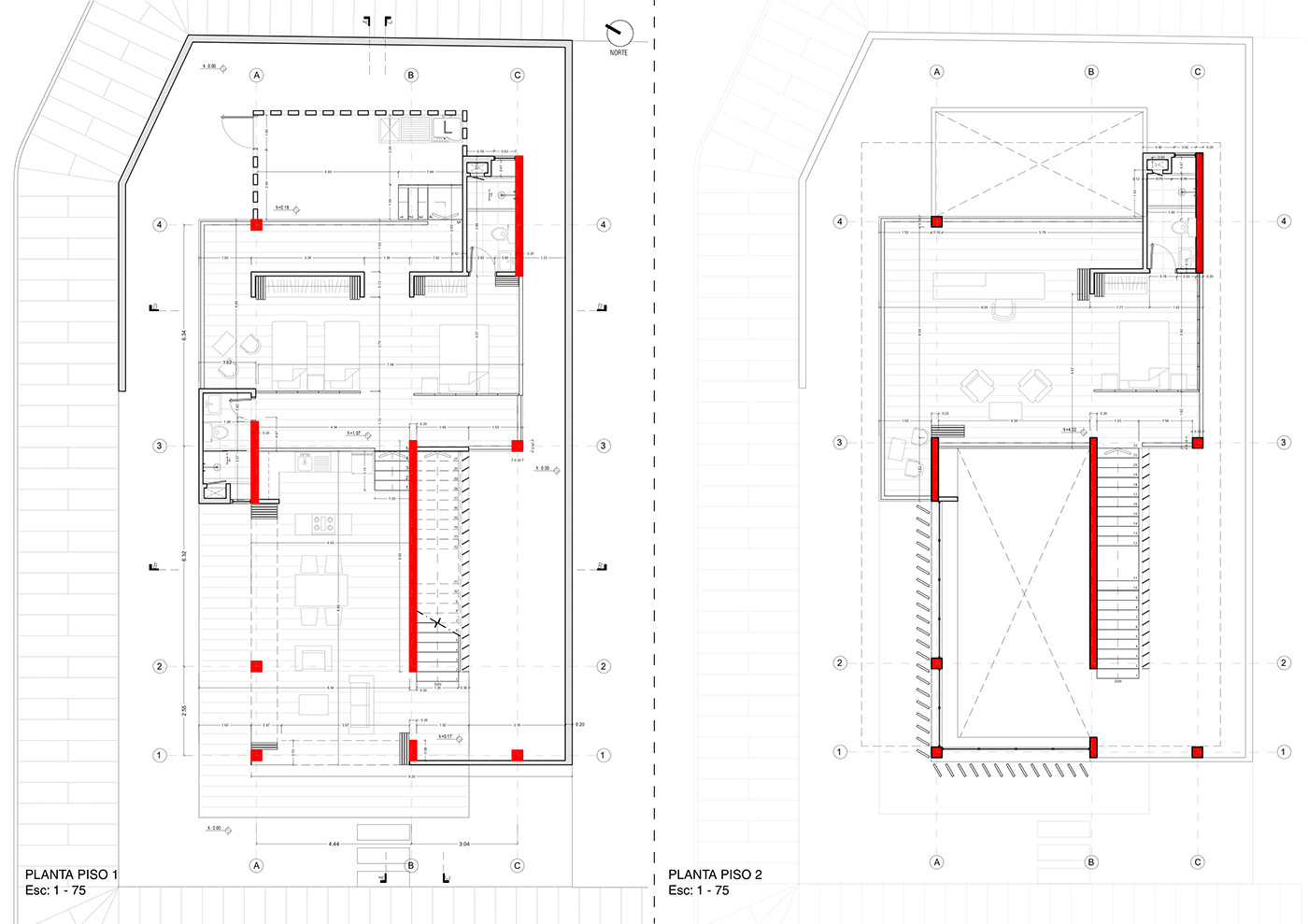 building construction architecture 3D Render Contemporaneo arquitectura diseño ilustracion