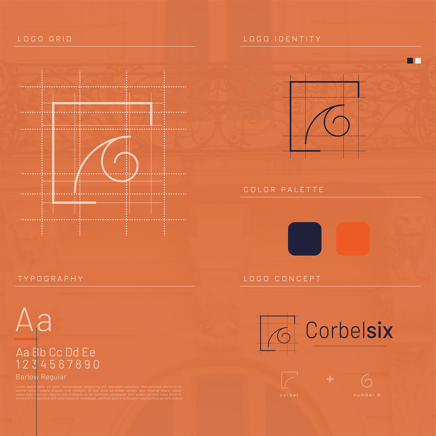 architecture brand identity construction Logo Design minimal modern visualization