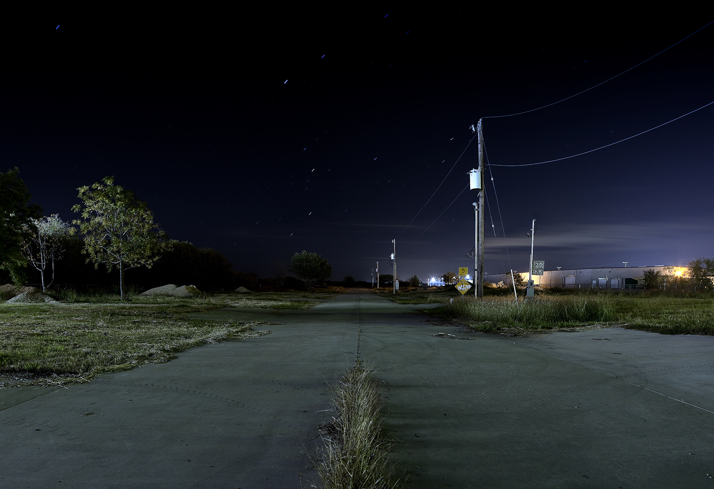 night travels texas highway abandon night photography Moody fog lighting creepy road trip