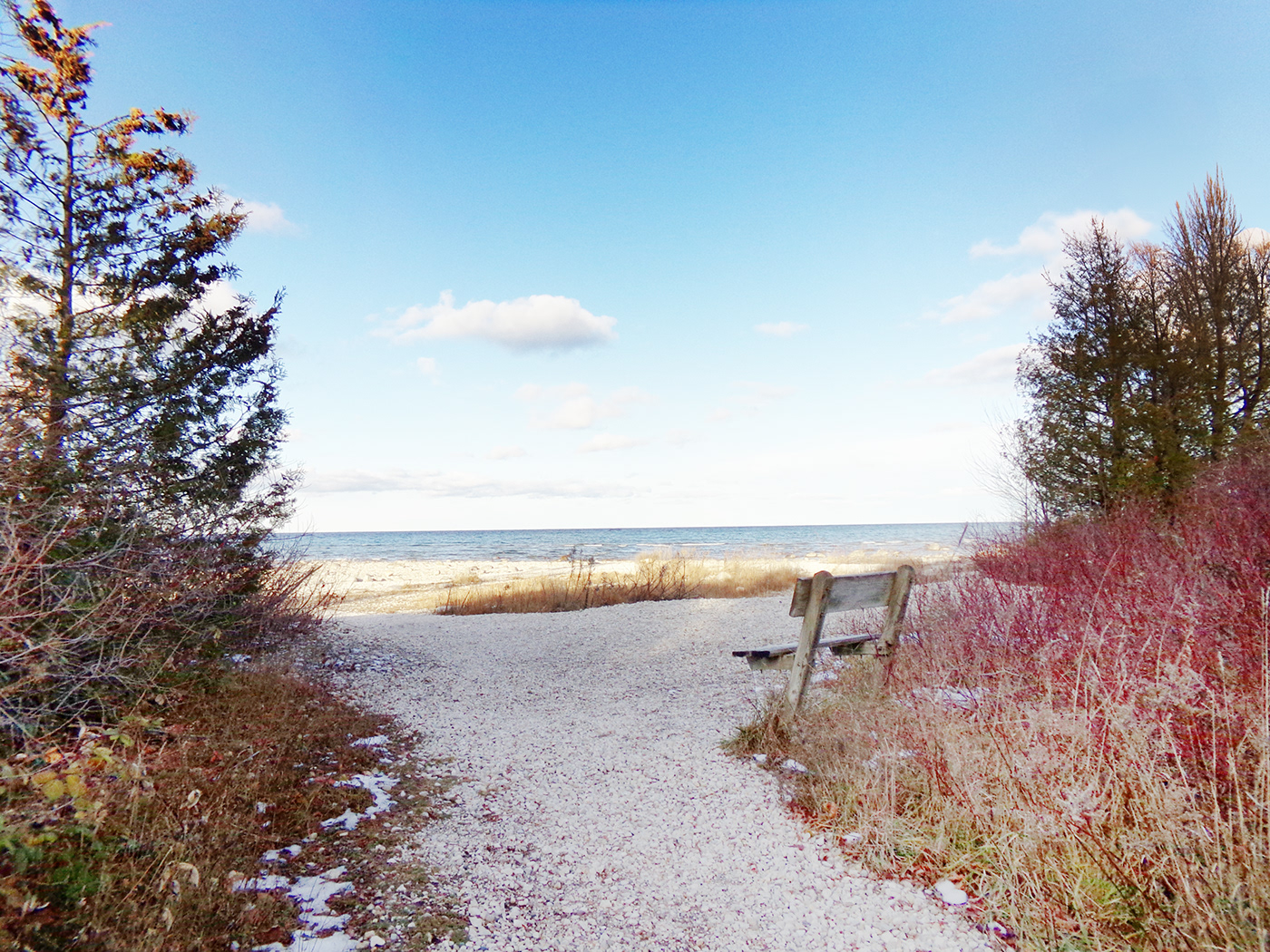 beach Photography  lighthouse Michigan
