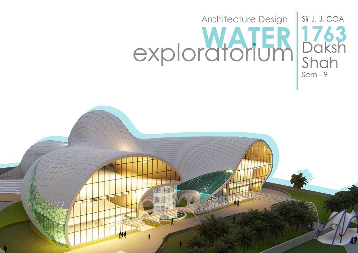3dvisualization architecture architecture design ILLUSTRATION  modern museum Render Student work