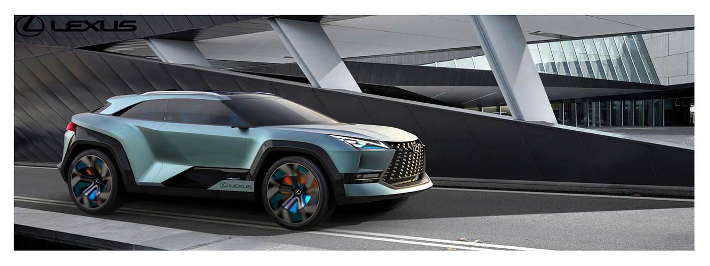 automotive   cardesign concept design Lexus suv transportation Urban