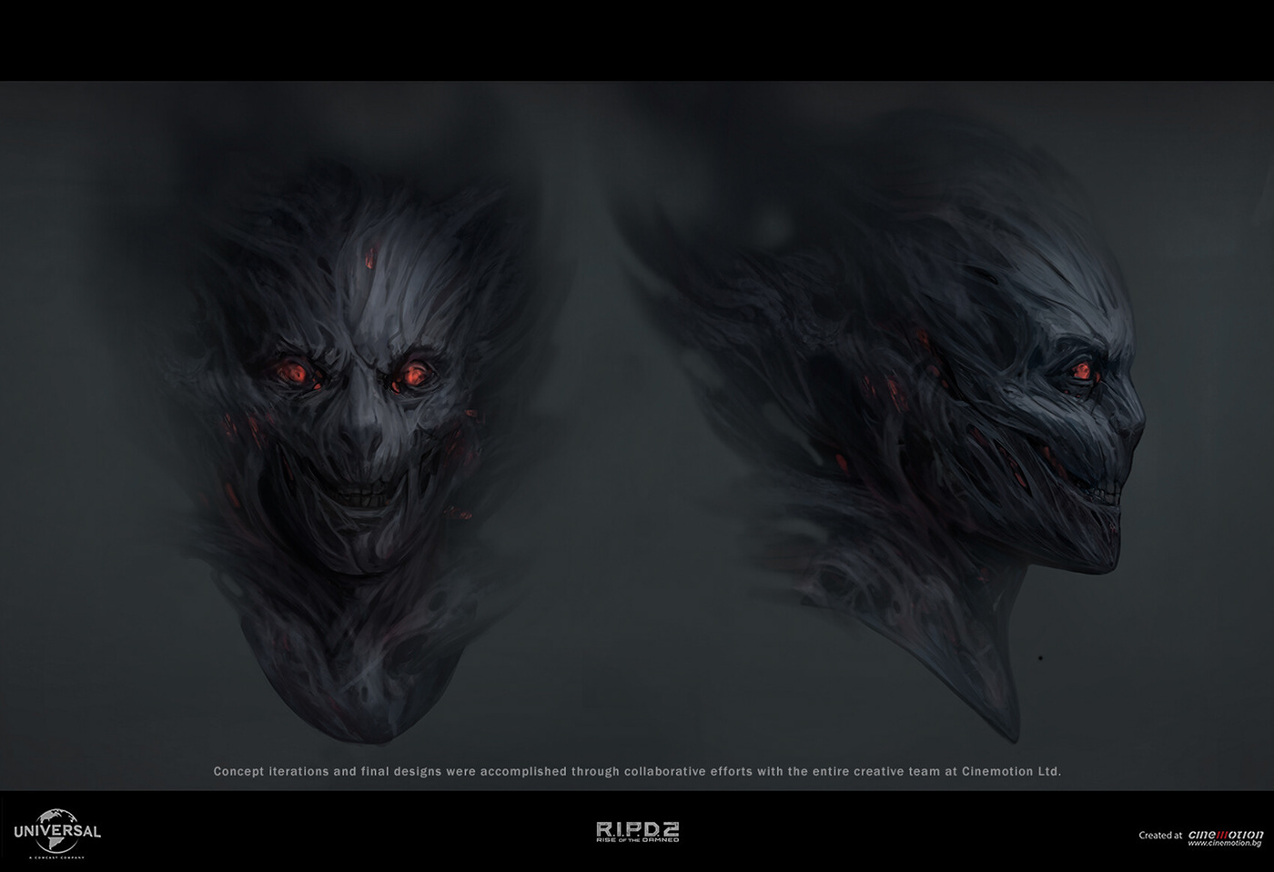 digital 2d concept art creature Character design  demon ILLUSTRATION  concept movie Creature Design