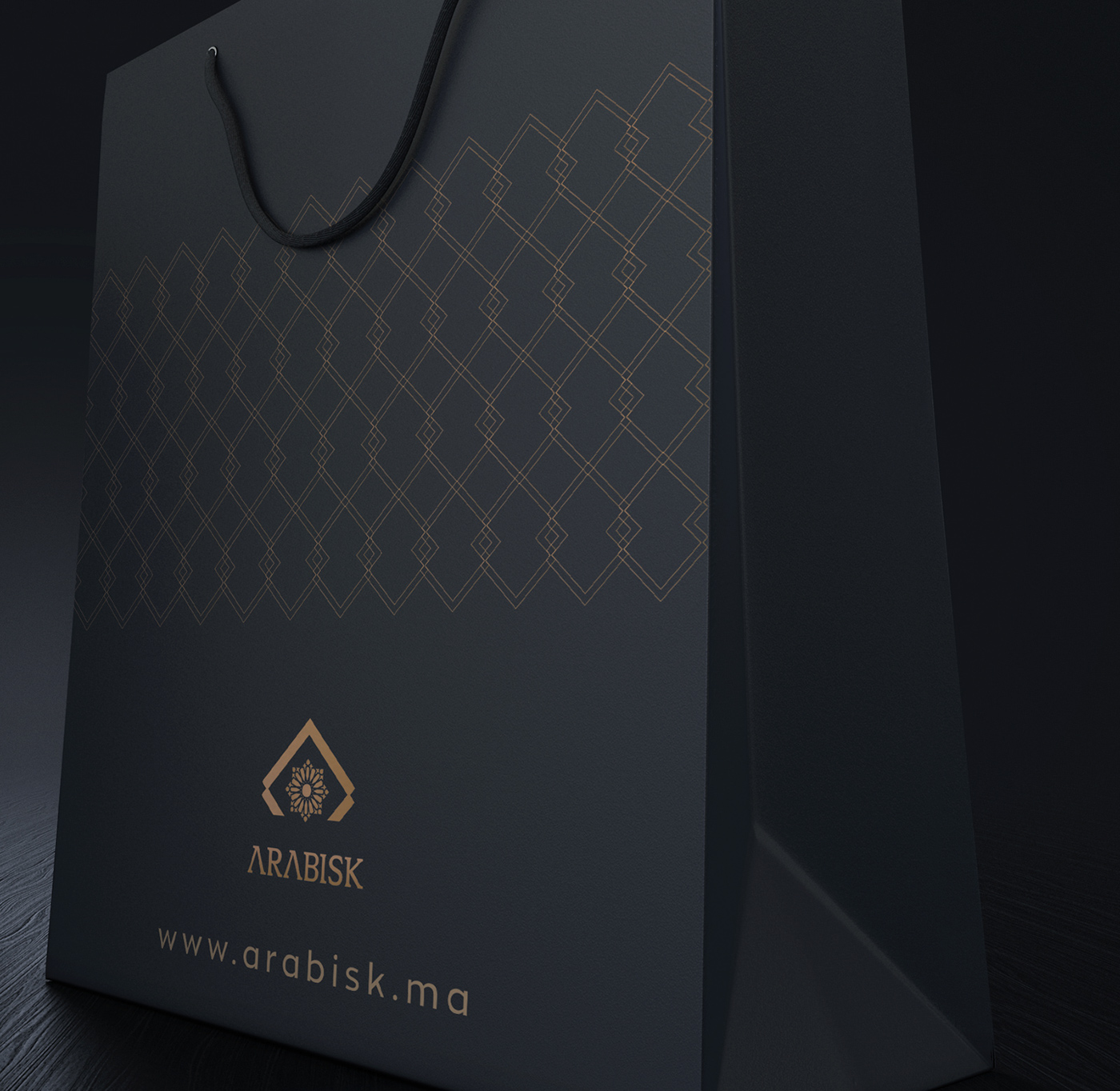 arabic arabe Morocco rabat Marrakech logo brand identity entreprise company finance artisanat chic luxury luxe