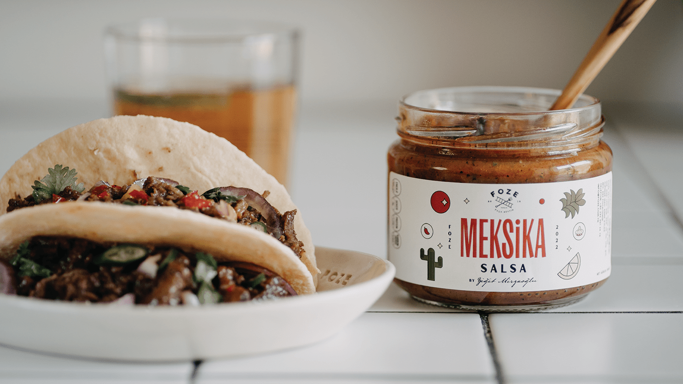 branding  Culinary jar Packaging recipe sauce visual identity