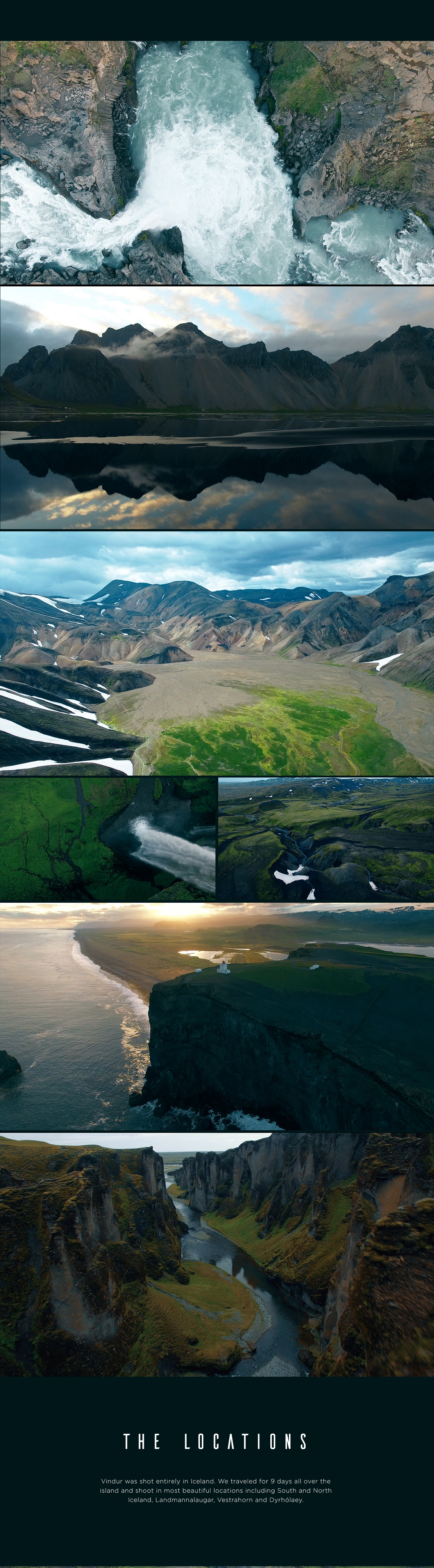 drone iceland Film   quadcopter DJI phantom movie Travel Landscape Nature