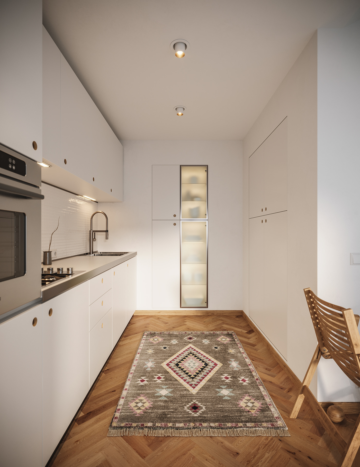 apartment architecture archviz CGI corona interior design  modern Render simple visualization