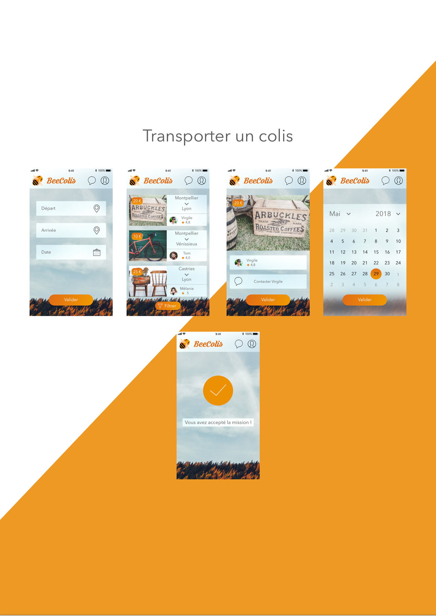 app ios delivery Collaborative French Beecolis