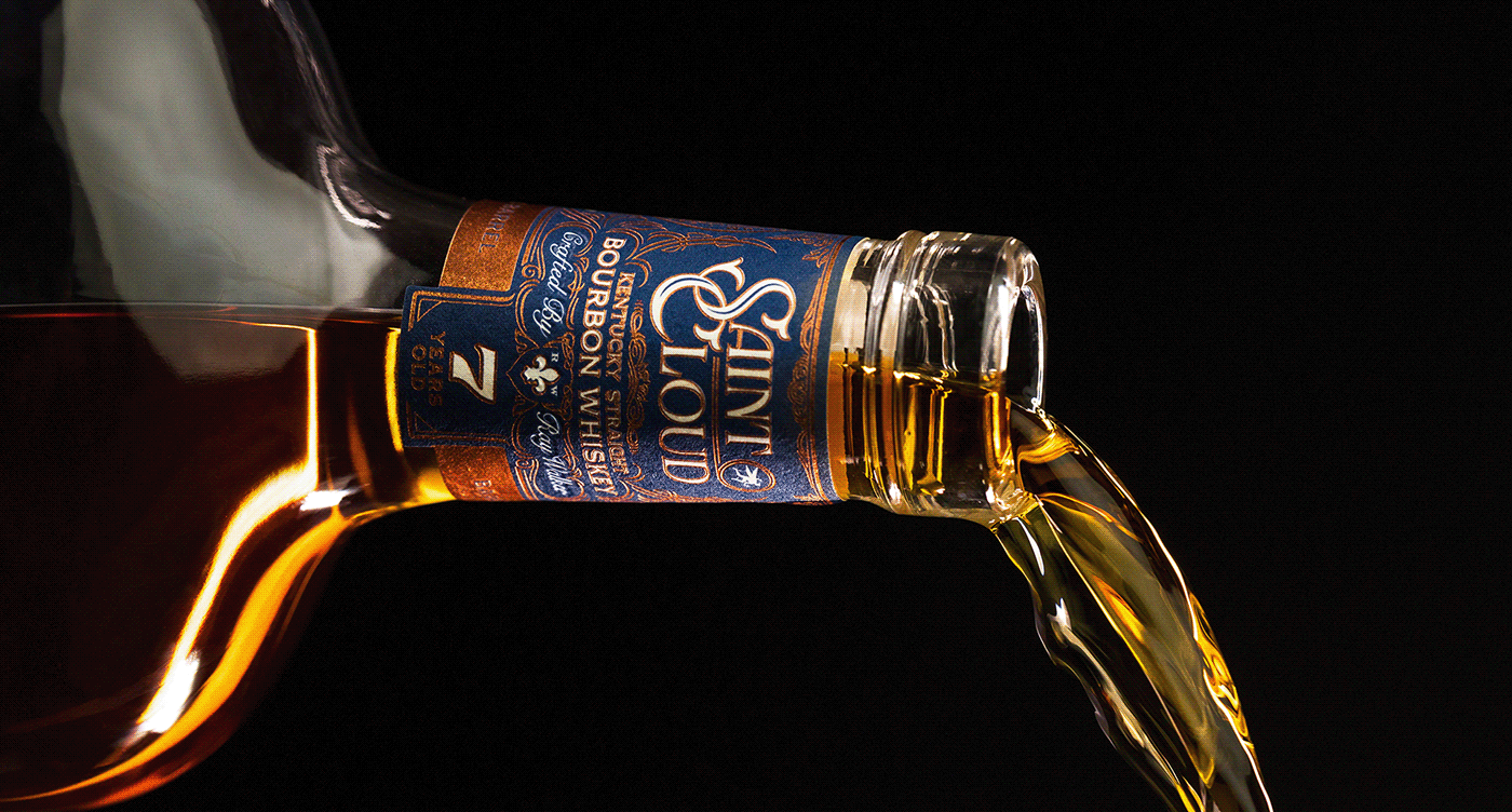 alcohol bottle bourbon branding  flourish lettering Logotype Packaging typography   Whiskey