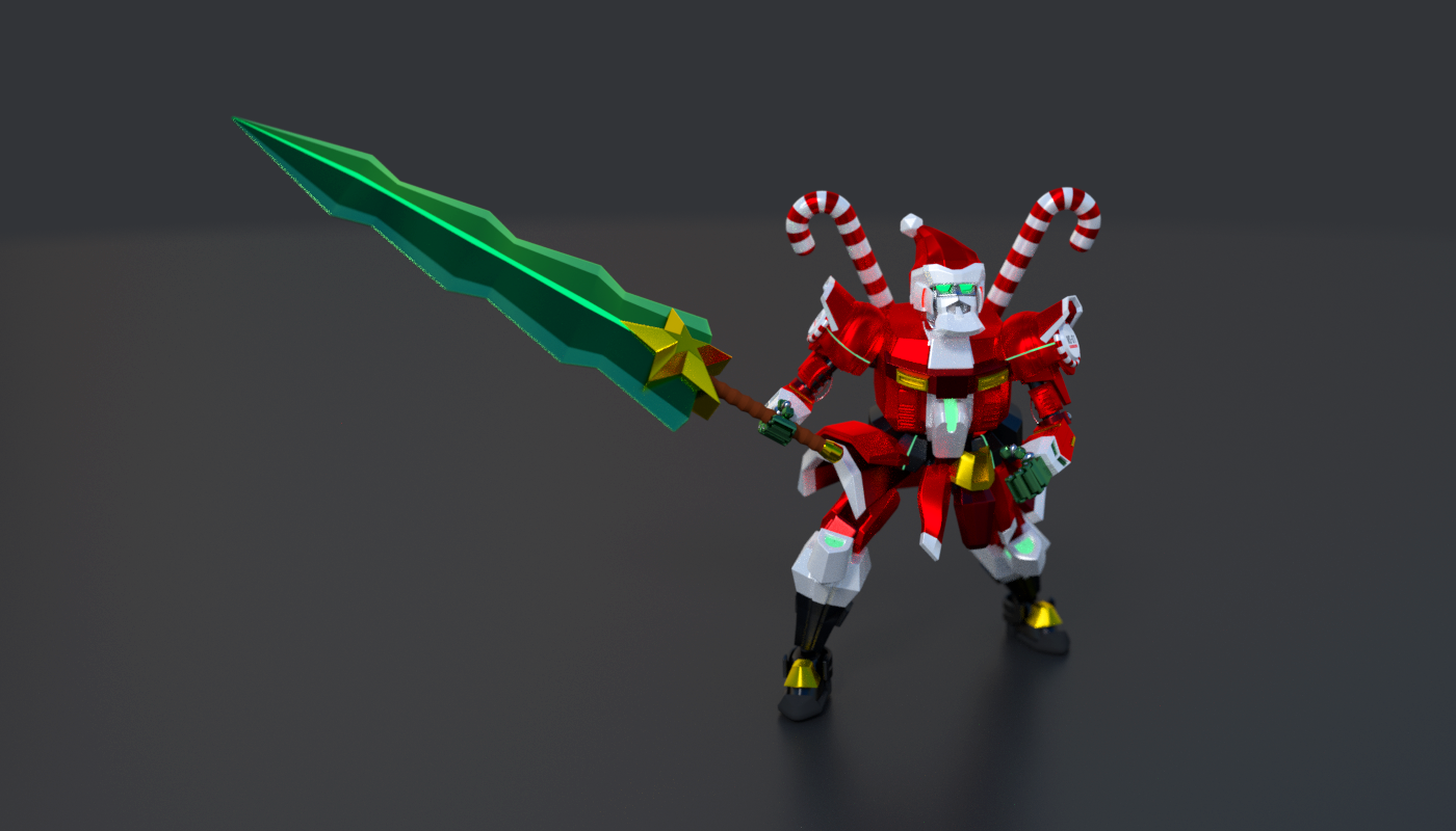 Santa Claus santa Christmas robot holidays toy mecha