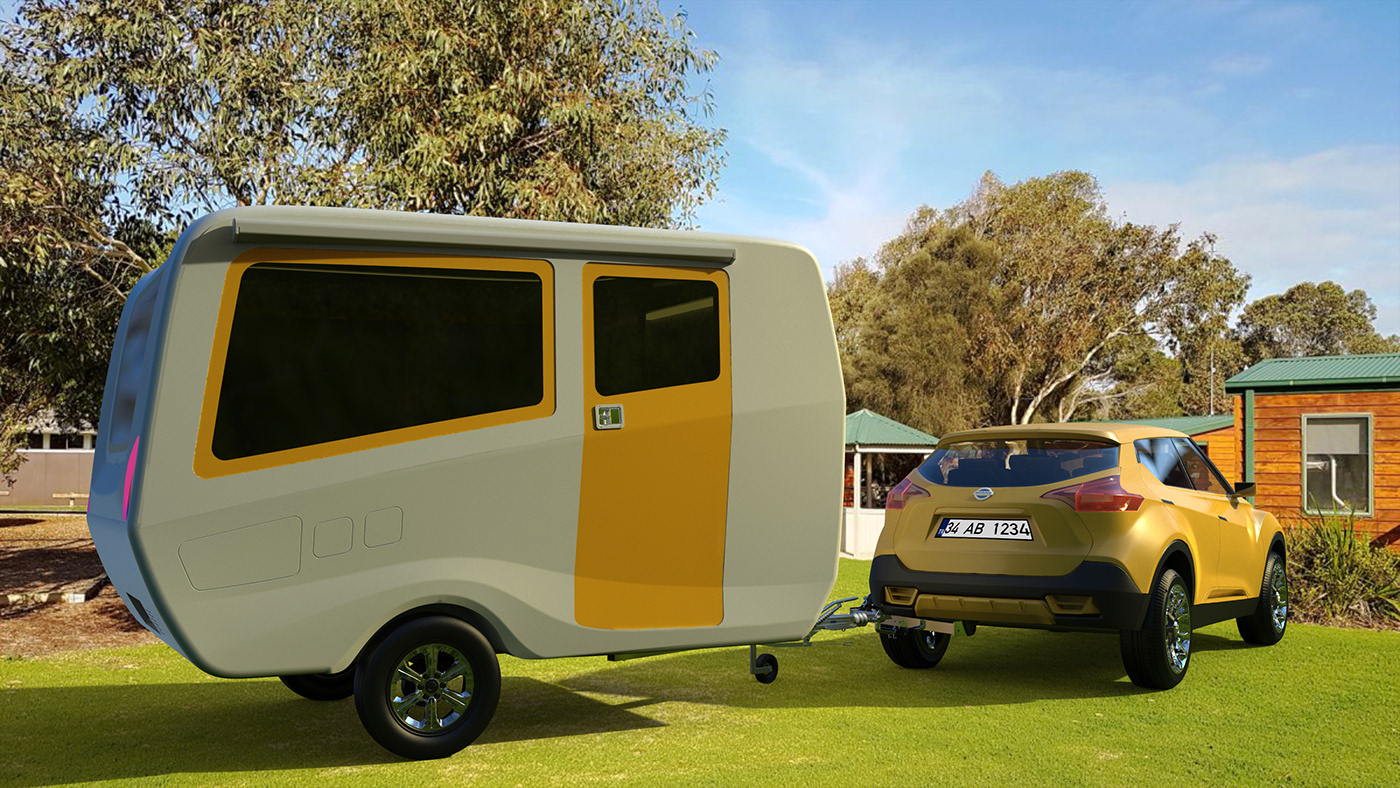 family trailer design caravan Interior camp Van lıvıng camping future