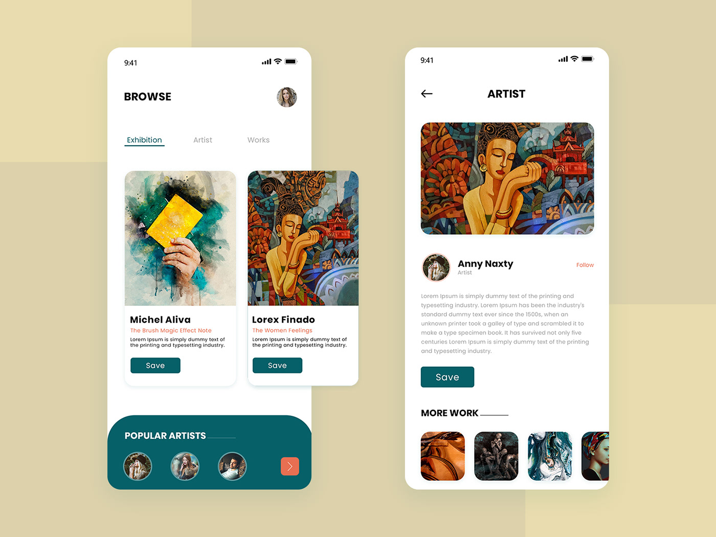 app design art app art business Art Gallary art gallery app art lovers  artist artwork mesum Mobile app