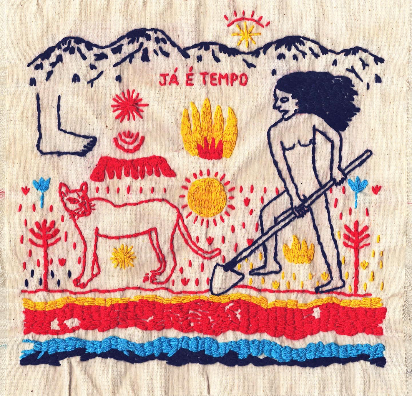 art artist Brasil Embroidery erica maradona hand made Needlework oswald andrade terra