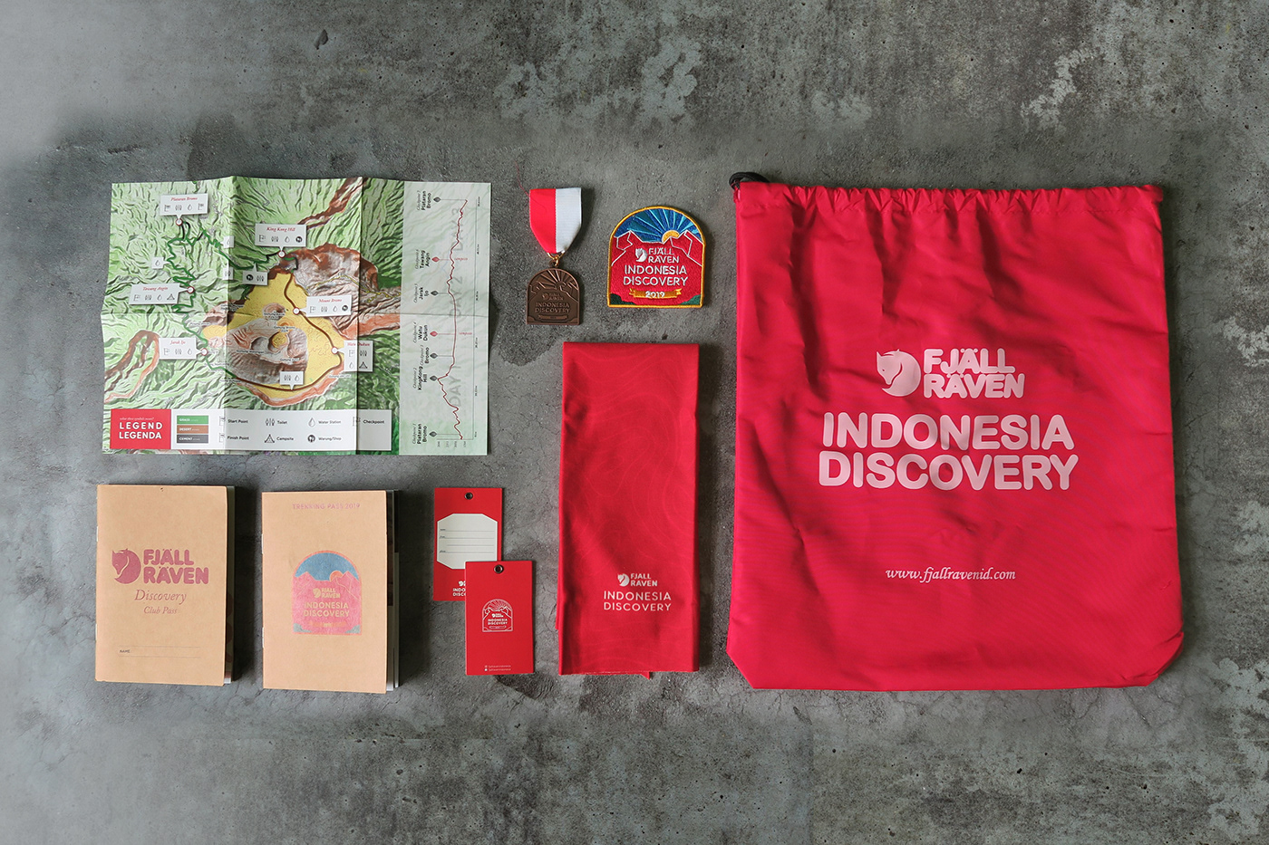 Fjällräven indonesia discovery brand identity merchandise Event mountain trekking Outdoor branding 