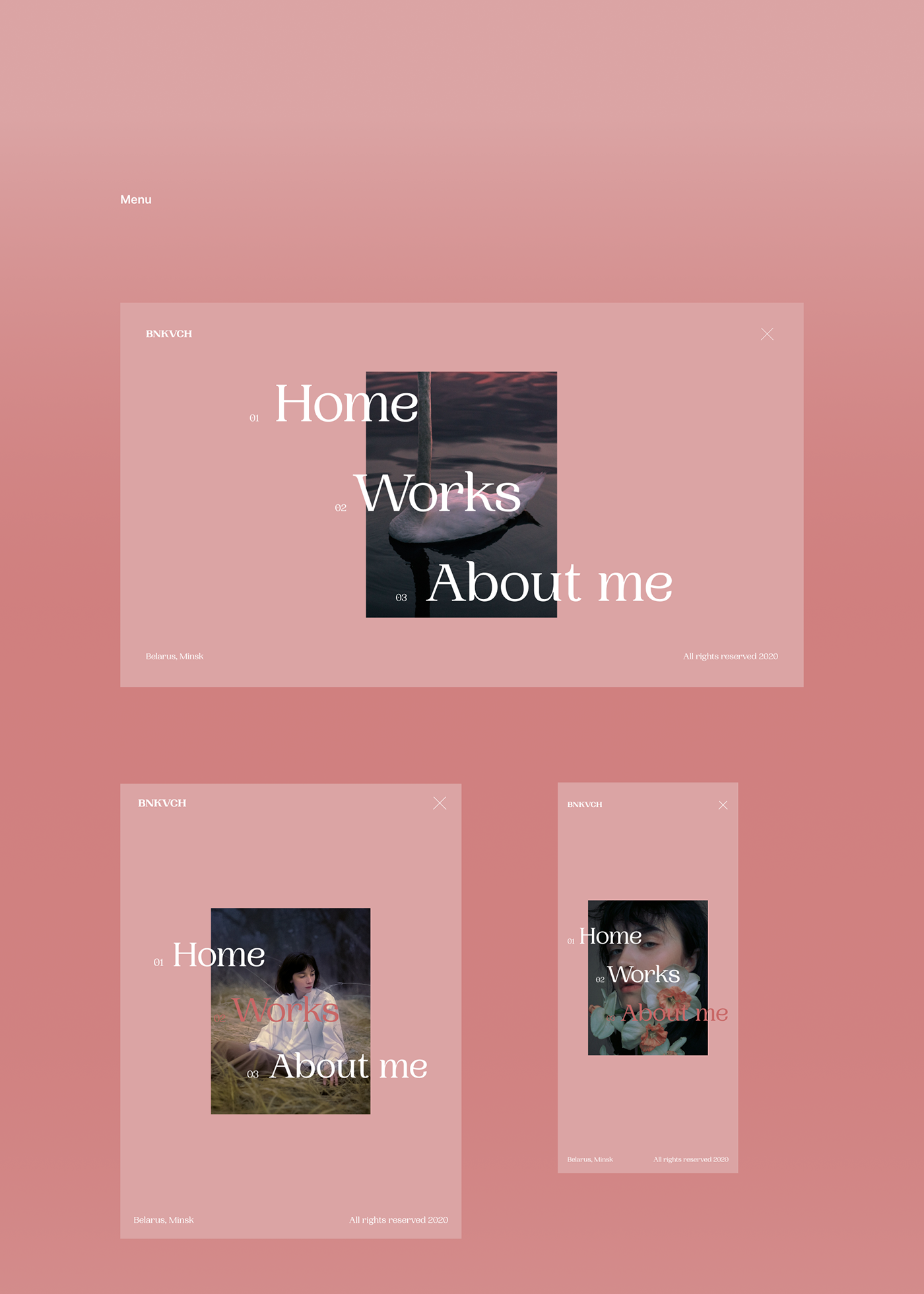 design minimal Photography  portfolio site portfolio typography   UI Webdesign Website