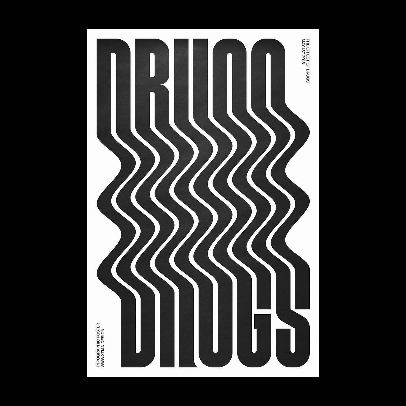 Drugs poster by Xtian Miller