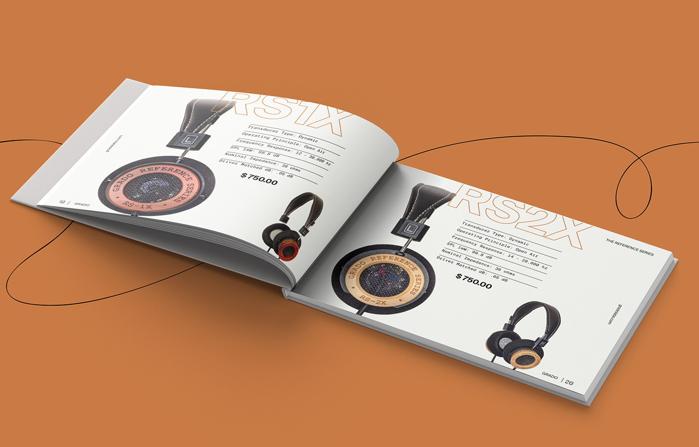 brochure catalog catalog design Catalogue design designer headphones InDesign magazine music