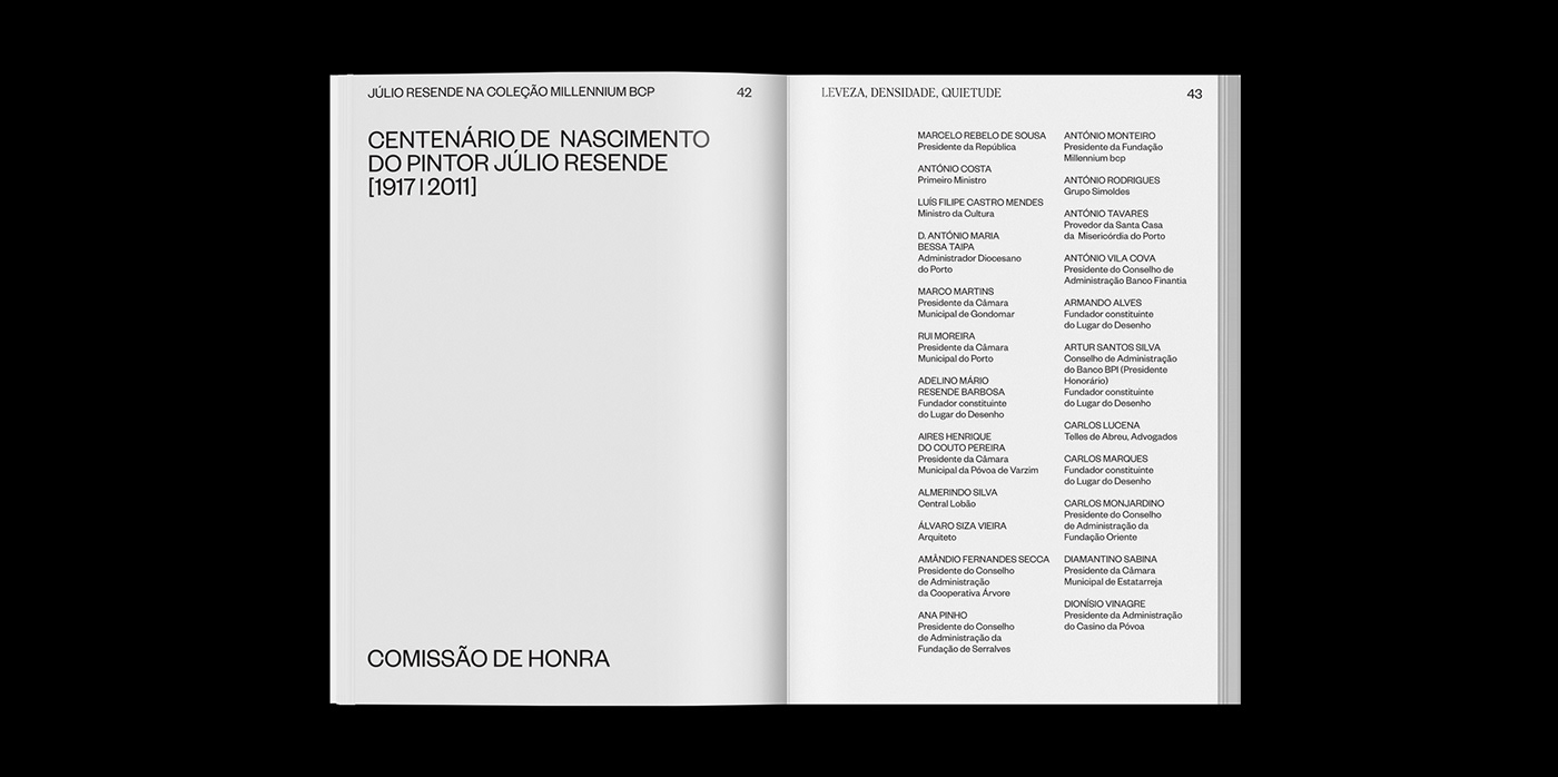 Catalogue Júlio Resende lugar do desenho fundação júlio resende painting   book Plastic Arts typography   artist Exhibition 