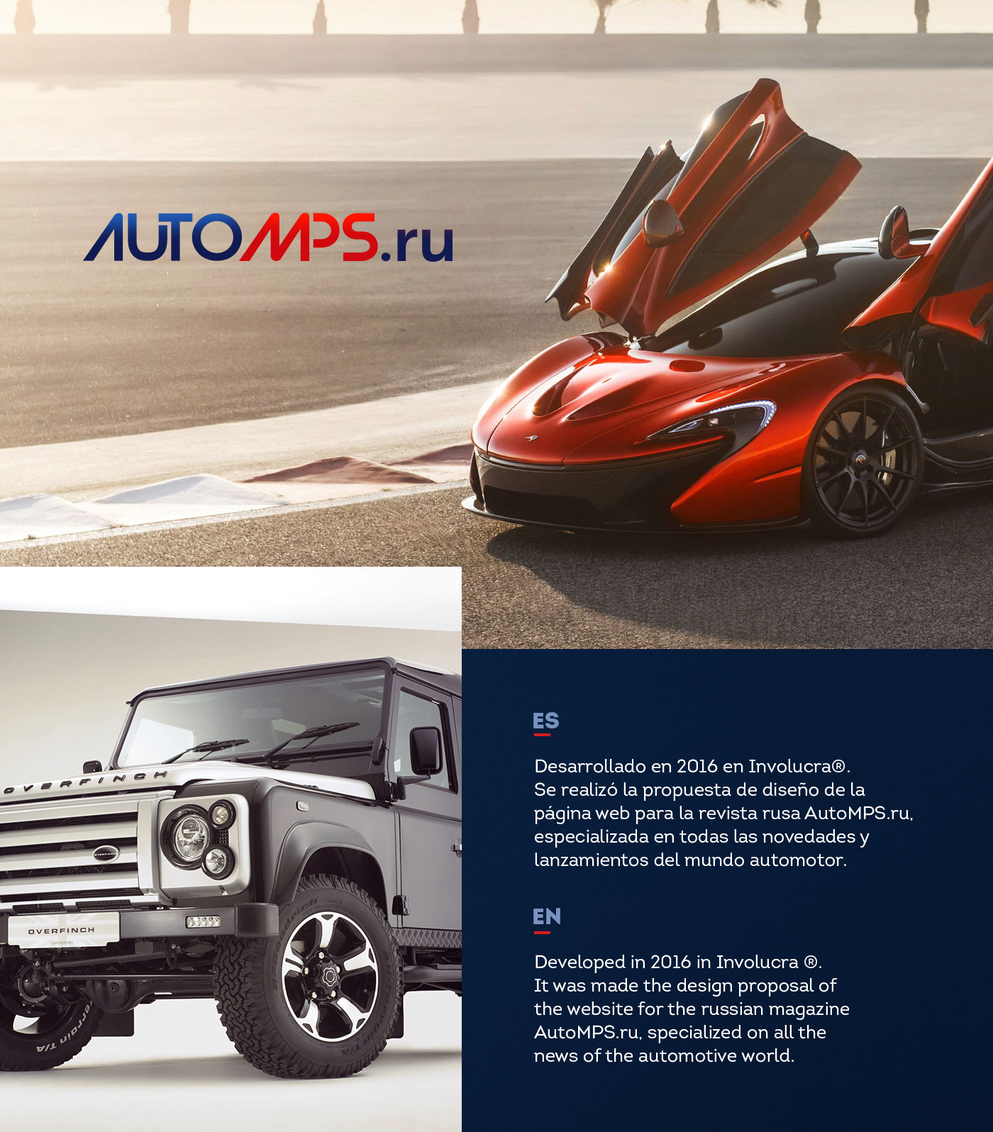 AutoMPS russian ruso Website Responsive magazine revista Autos car Motor automotor automotive  