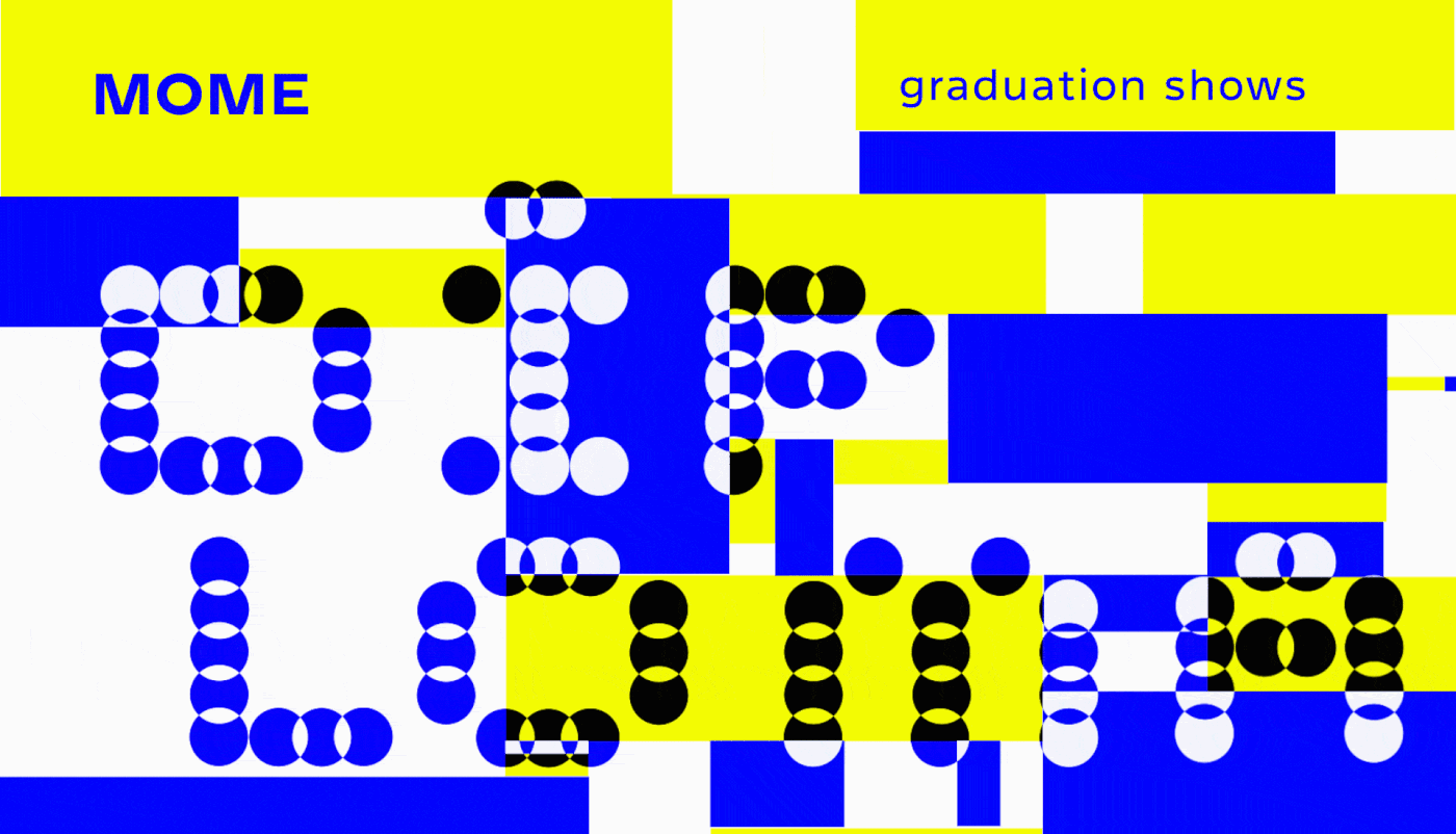 diploma variable identity interactive Show typography   mome concept Brutalist