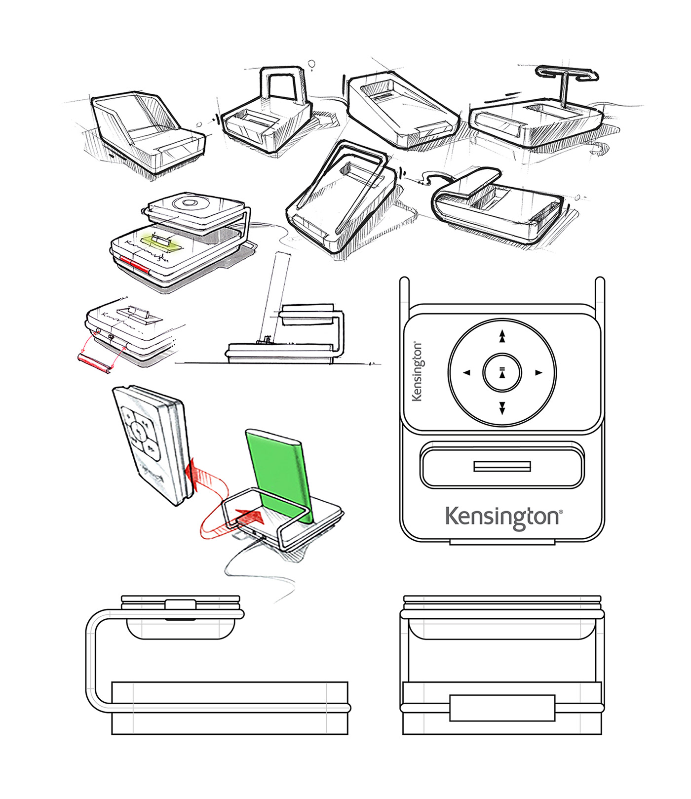 apple cmf electronic devices Handheld Devices industrial design  ipod kensington product design  Design Concepts sketching