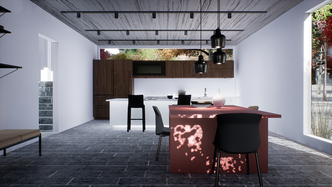 Archviz Project rendering UE4 housing light interiors exteriors