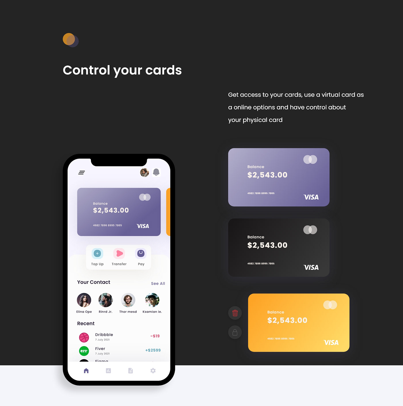 app app design application Mobile app payment ui design UI/UX user experience WALLET wallet app