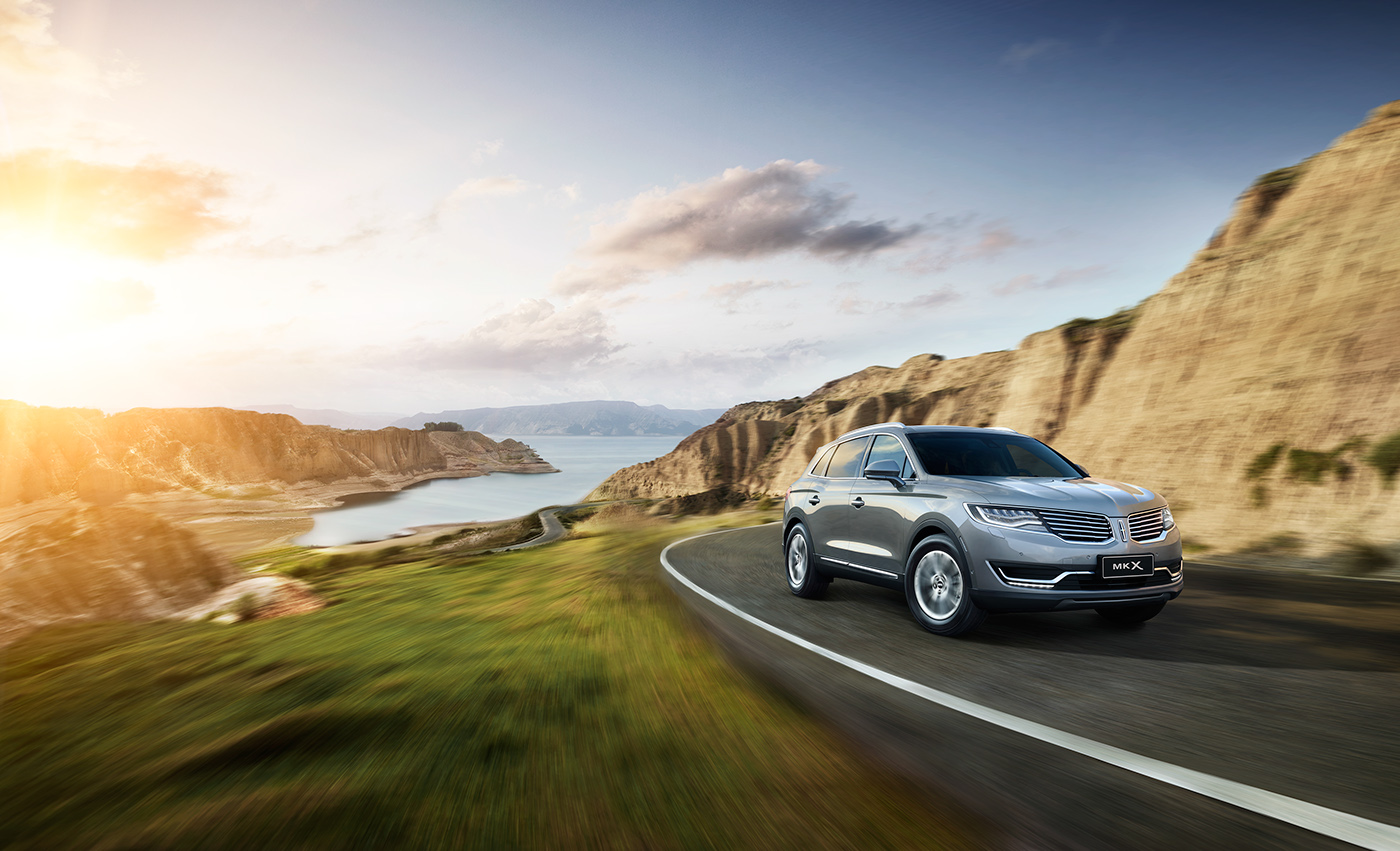 lincoln MKX location Post Production retouc motion rig china shanghai Bejing lake mountains