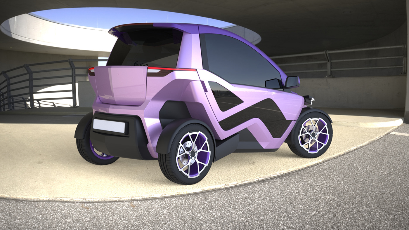 small car concept car Electric Car Vehicle Automotive design