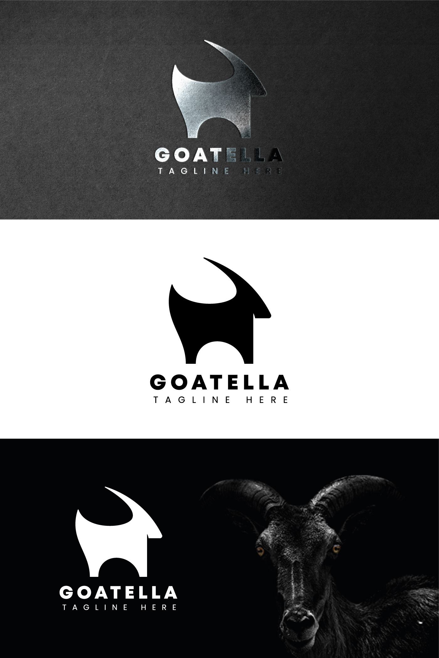 animals brand branding  creative goat logo Logotype natural
