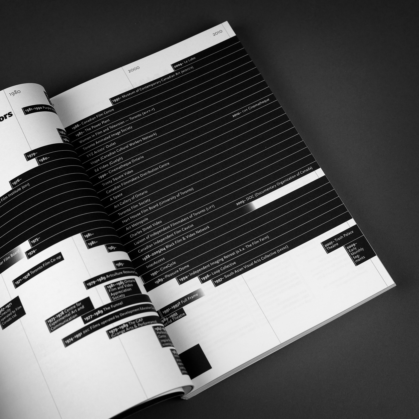 book book design media arts Images Festival filmmakers filmmaking silver typesetting typography  