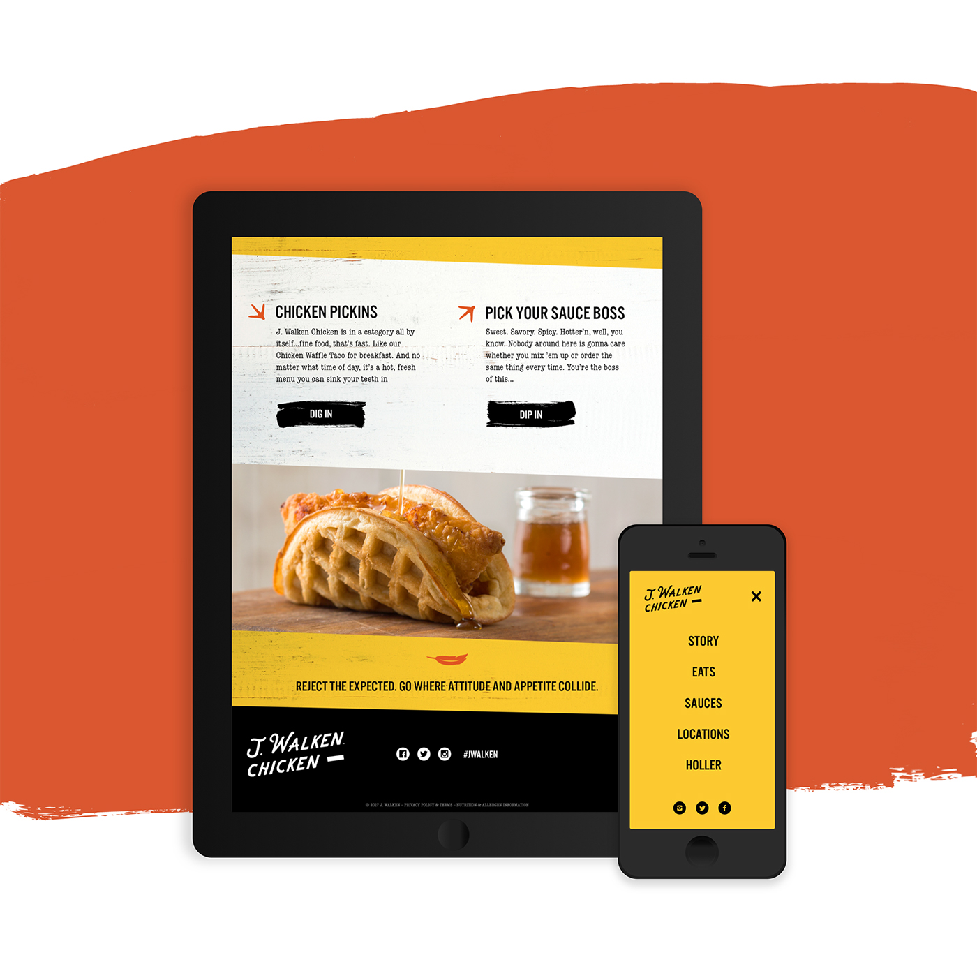burger hamburger Web Design  Responsive Design Food  chicken