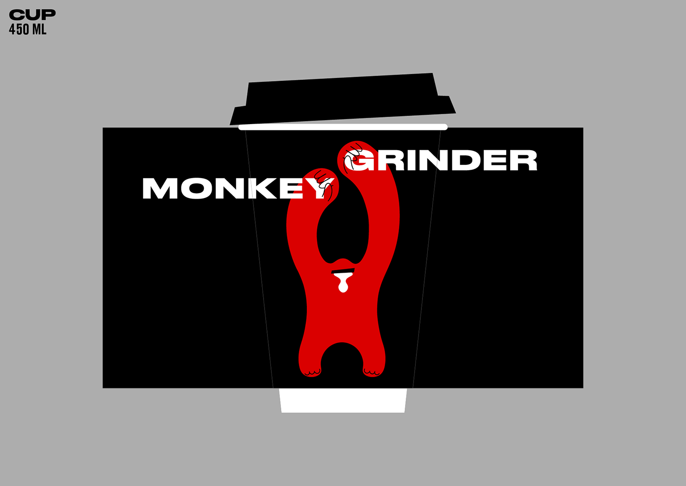 Monkey grinder cup