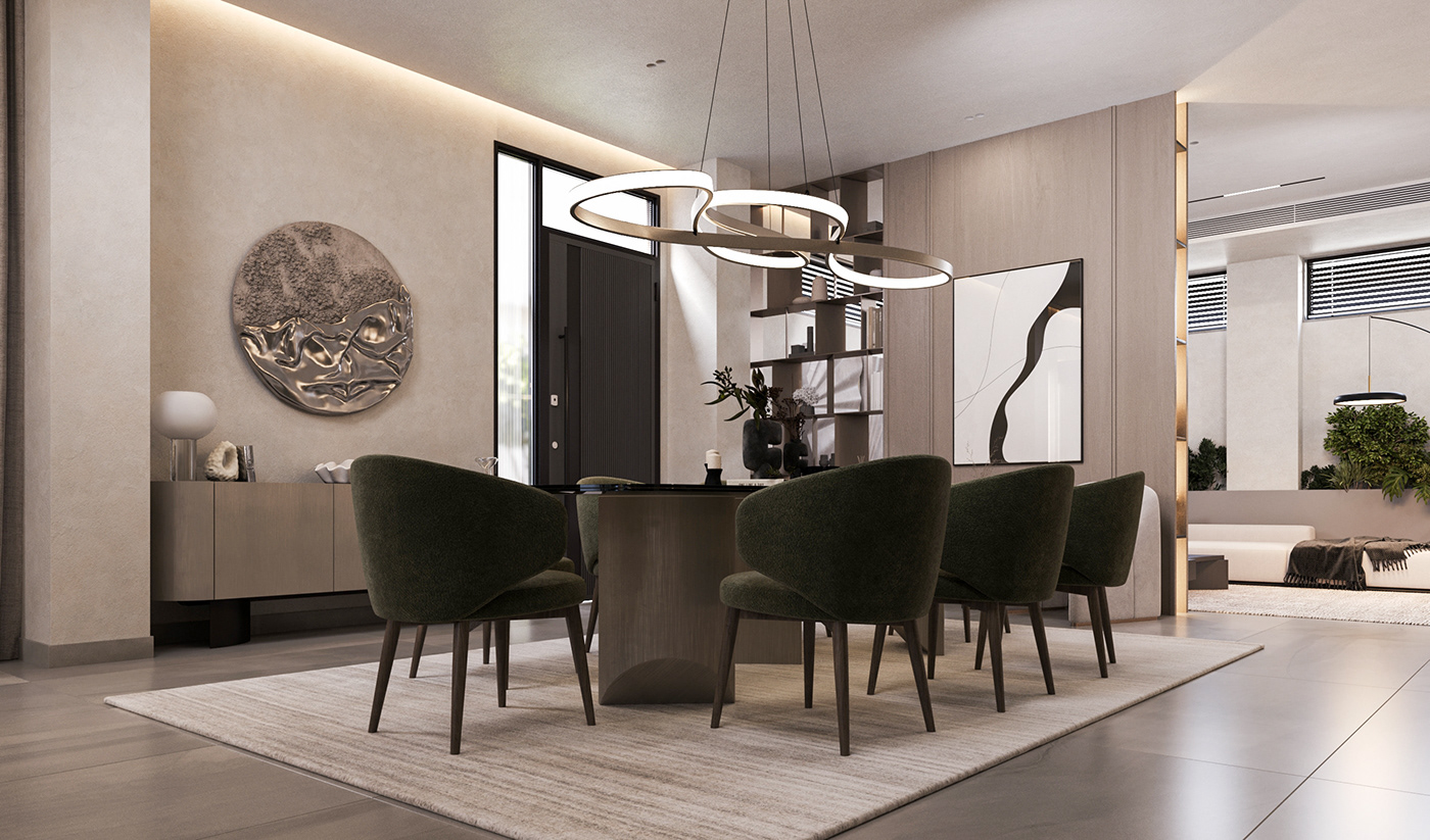 interior design  visualization corona modern 3ds max Interior apartment design Neutral minimal