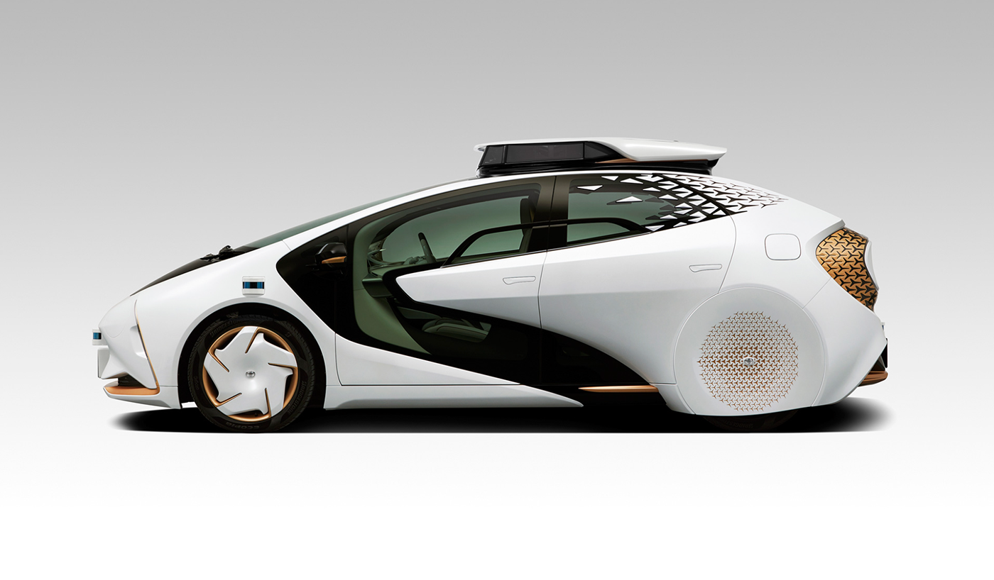 animation  Auto automotive   Autonomous concept car design Fusion360 HCI motion graphics  toyota