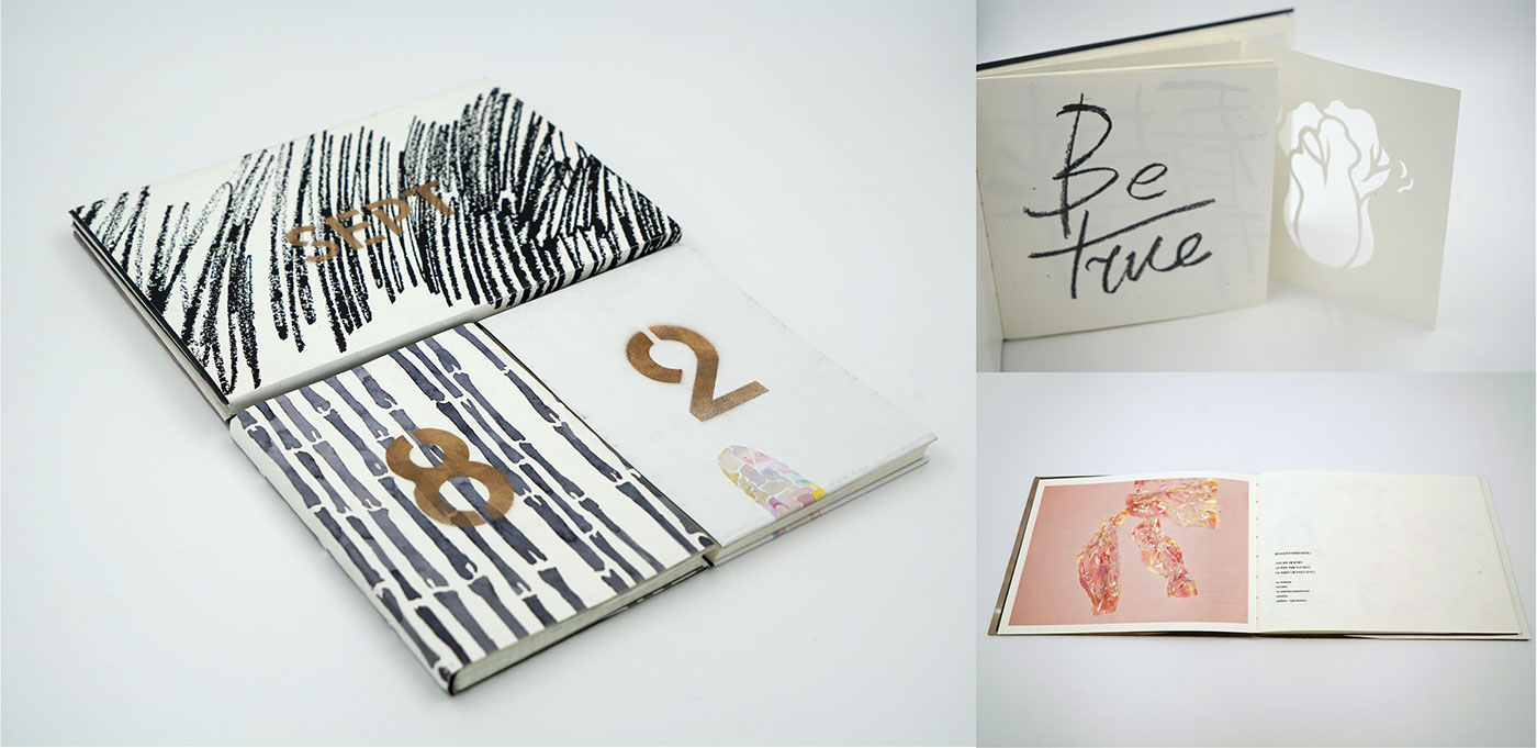 handmade book book design sweetness graphic design  ILLUSTRATION  Photography 